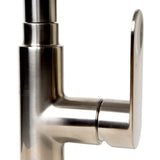 ALFI Brand ABKF3480-BN Brushed Nickel Gooseneck Pull Down Kitchen Faucet