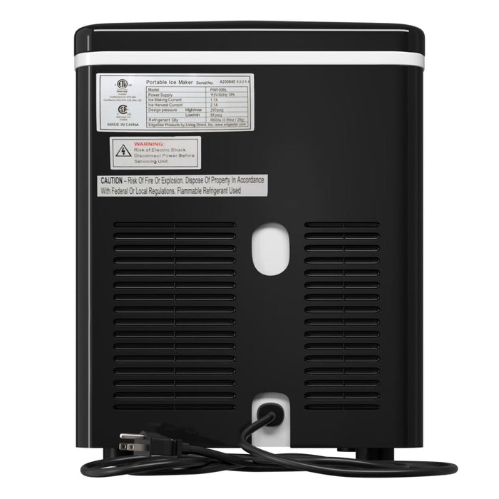 Edgestar PIM100BL Black Portable Ice Maker