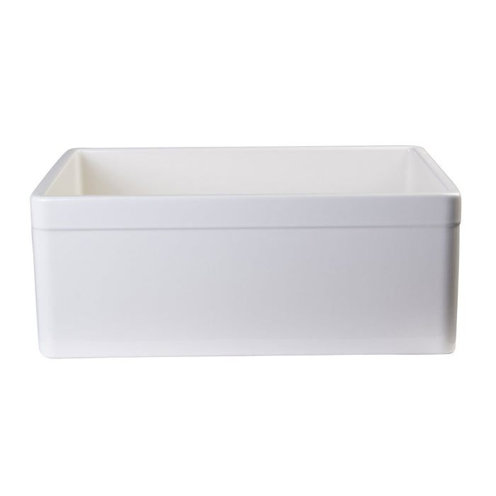 ALFI AB506-B Biscuit 26" Lip Apron Single Bowl Fireclay Farmhouse Sink