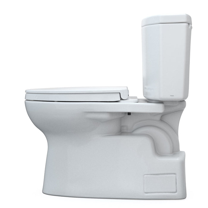 TOTO MS474124CEFG#01 Vespin II Two-Piece Elongated 1.28 GPF Universal Height Toilet with SoftClose Seat, Washlet+ Ready