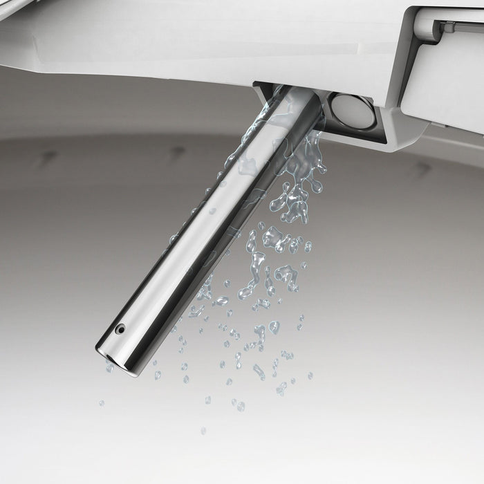 Brondell Swash 1400 Luxury Elongated Heated Bidet Toilet Seat with Dual Nozzles (white) - Bath4All