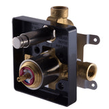 ALFI AB1701-BN Brushed Nickel Pressure Balanced Round Shower Mixer with Diverter