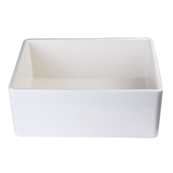 ALFI AB505-B Biscuit 26" Contemporary Smooth Apron Fireclay Farmhouse Sink
