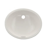 TOTO LT579G#11 Rendezvous Oval Undermount Bathroom Sink with CeFiONtect, Colonial White