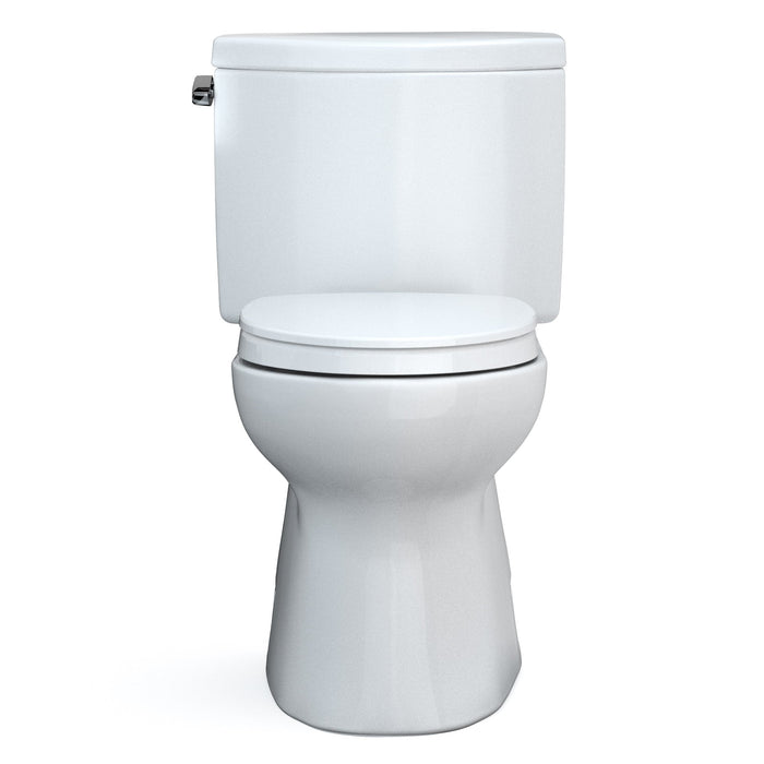 TOTO MS474124CEFG#01 Vespin II Two-Piece Elongated 1.28 GPF Universal Height Toilet with SoftClose Seat, Washlet+ Ready