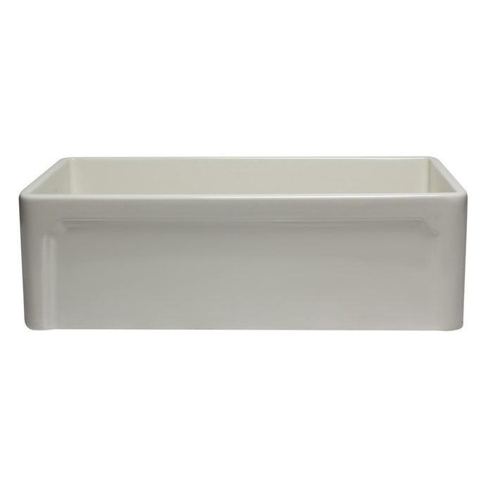 ALFI AB3320SB-B 33 inch Biscuit Reversible Single Bowl Fireclay Farmhouse Sink