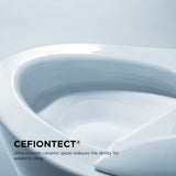 TOTO MS642124CEF#51 Nexus One-Piece 1.28 GPF Toilet with SS124 SoftClose Seat, Washlet+ Ready, Ebony Black