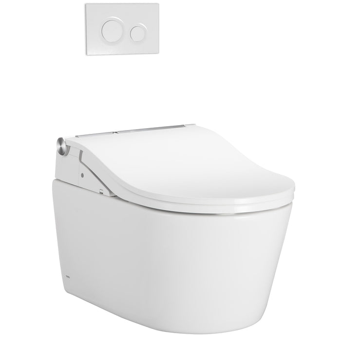 TOTO SW4547AT60#01 RW Washlet+ Ready Bidet Toilet Seat in Cotton White (Toilet not Included)