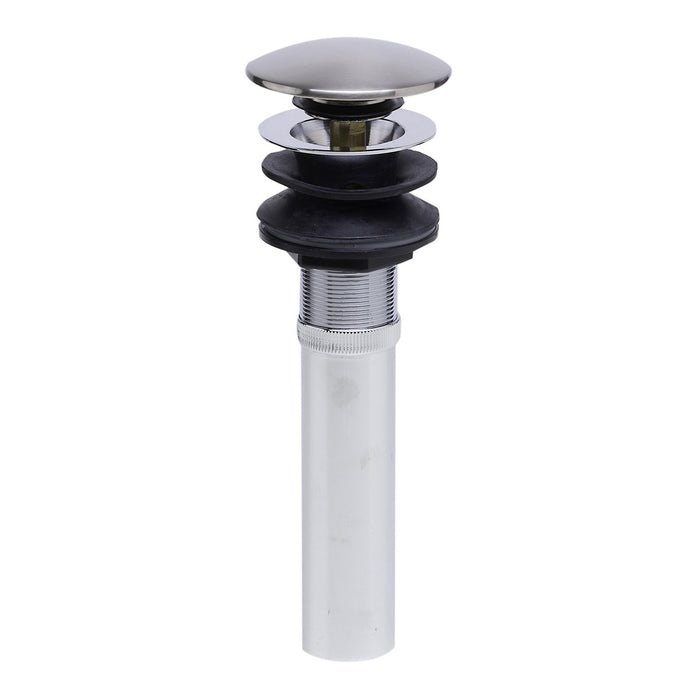 ALFI Brand AB9056-BN Brushed Nickel Pop Up Drain for Bathroom Sink with Overflow