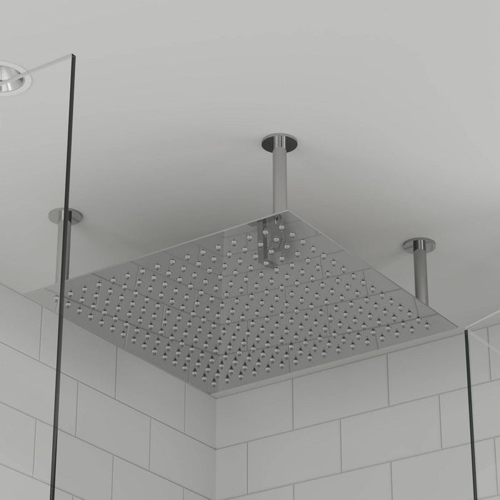 ALFI RAIN24S-PSS 24" Square Polished Stainless Steel Ultra Thin Rain Shower Head