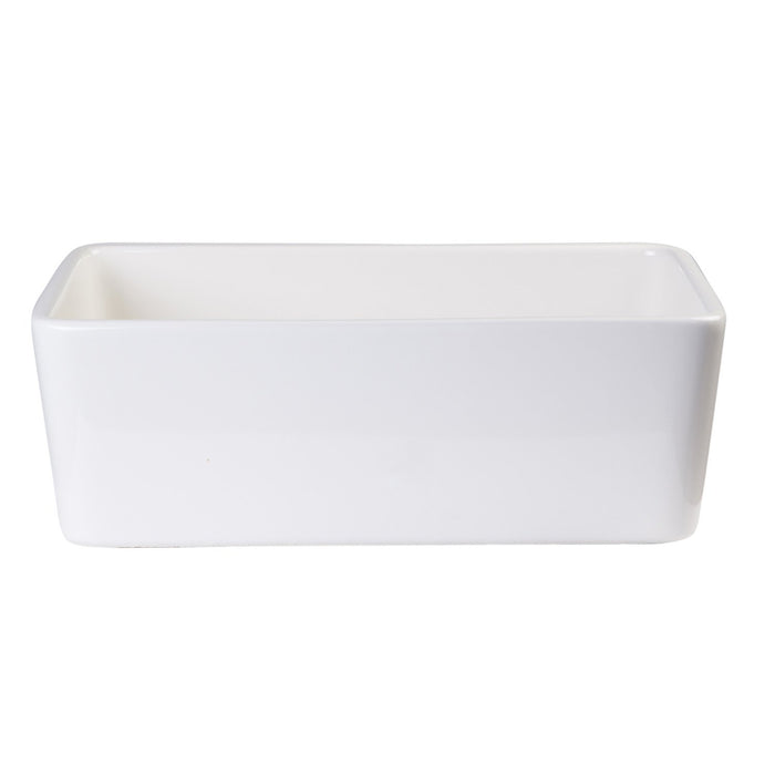 ALFI AB503-B Biscuit 23" Smooth Apron Fireclay Single Bowl Farmhouse Sink