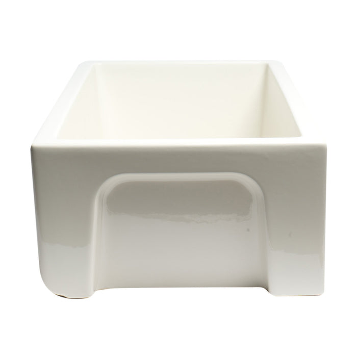ALFI Brand AB3318HS-B Biscuit 33" x 18" Reversible Fireclay Farm Sink