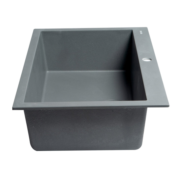 ALFI Brand AB3020DI-T Titanium 30" Drop-In Granite Composite Kitchen Sink