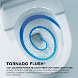 TOTO CST454CUFRG#01 Drake II 1G 2-Piece 1.0 GPF Toilet & Right-Hand Trip Lever, Cotton White