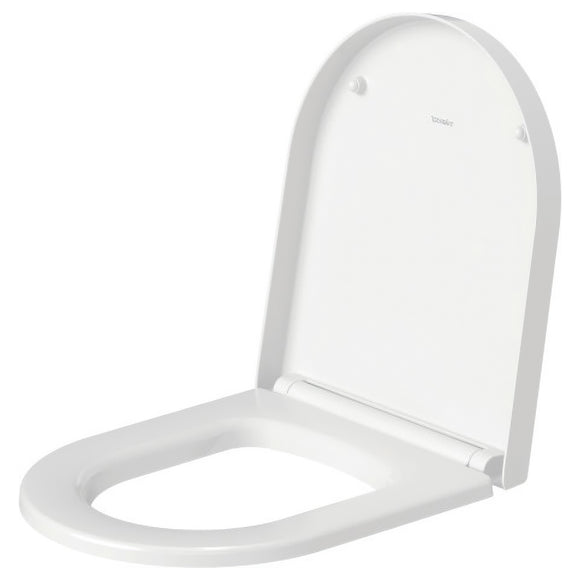 Duravit 0020110000 ME by Starck Compact Closed Front Toilet Seat with Cover - White