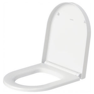 Duravit 0020190000 ME by Starck Compact Closed-Front Toilet Seat with Cover - White