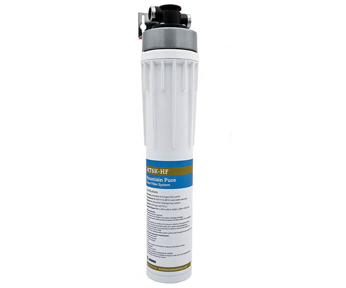Mountain pure full flow water filter system (6,000 gallon capacity).