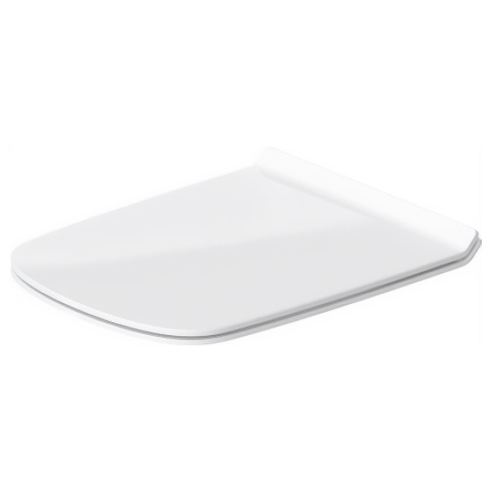 Duravit 0060590000 DuraStyle Removable Elongated Toilet Seat with Cover and  Slow-Close