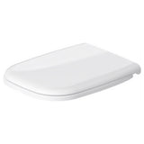 Duravit 0067390000 D-Code Toilet Seat with Cover and Non-Slamming Slow-Close Mechanism