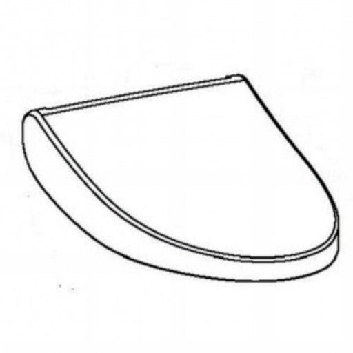 The TOTO THU9804#01 is a replacement lid assembly for the TOTO C200 WASHLET bidet seat (elongated) in Cotton White, restoring the original clean, polished appearance.