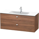 Duravit BR410401079 Brioso Wall-Mount Vanity Unit Walnut