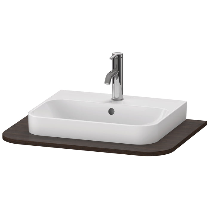 Duravit HP031B06969 Happy D.2 Plus Console with Sink Cut-Out Walnut Brushed