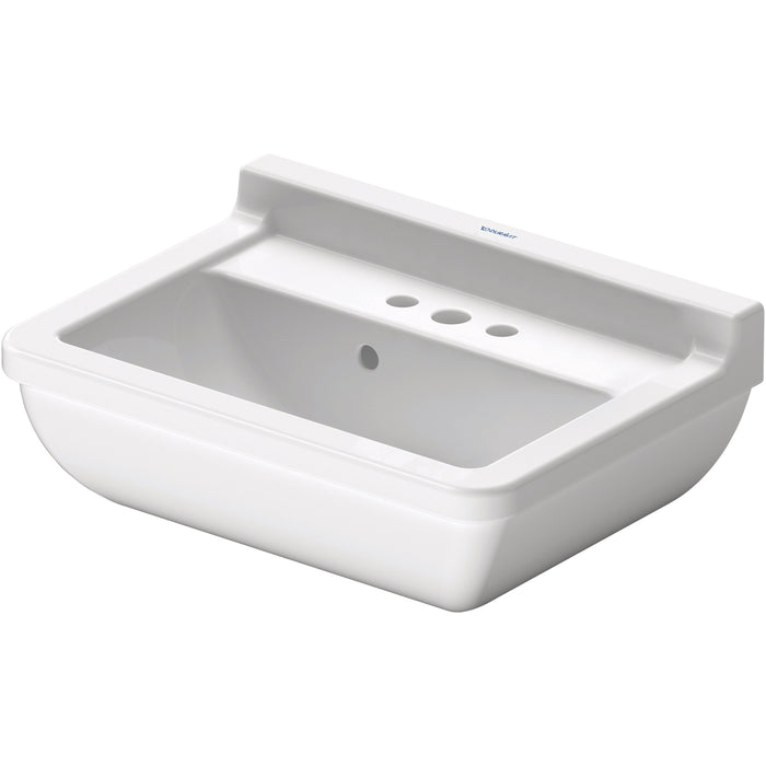 Duravit 0300500030 Starck 3 Wall-Mount Bathroom Sink White