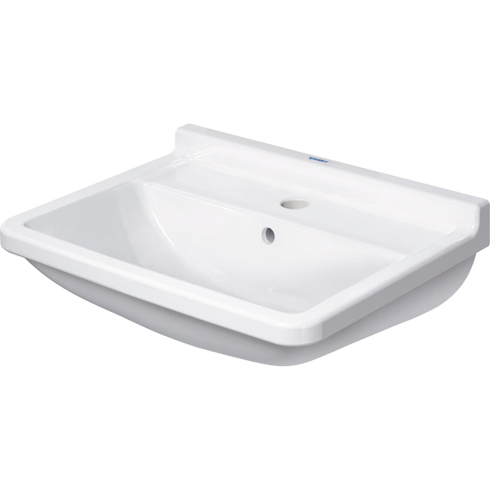 Duravit 0300600000 Starck 3 23 5/8" Rectangular Wall Mounted Bathroom Sink with 1 Hole