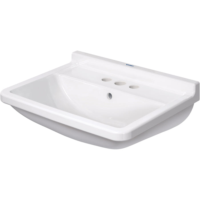 Duravit 0300600030 Starck 3 Wall-Mount Bathroom Sink White