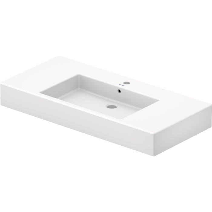 Duravit 0329100000 Vero 41 3/8" Rectangular Wall Mounted Bathroom Sink with 1 Hole