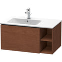 Duravit LC619101313 L-Cube Wall-Mount Vanity Unit American Walnut