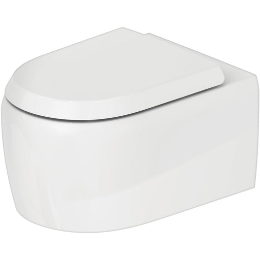 Duravit 2556092092 Qatego Dual Flush Elongated Wall Mounted Toilet