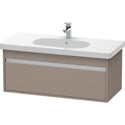 Duravit KT666804343 Ketho Wall-Mount Vanity Unit Basalt
