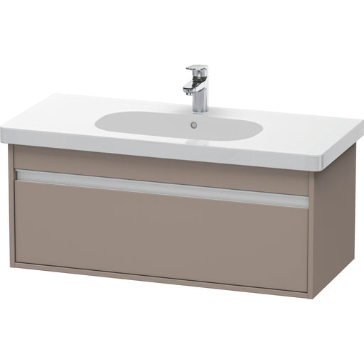 Duravit KT666804343 Ketho Wall-Mount Vanity Unit Basalt