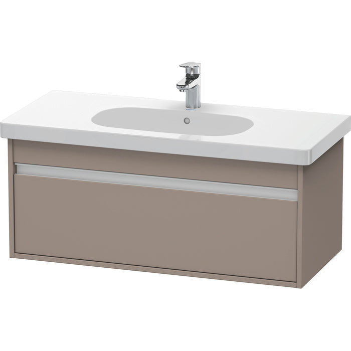 Duravit KT666804343 Ketho Wall-Mount Vanity Unit Basalt