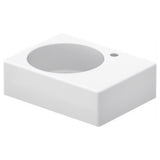 Duravit 0684600011 Scola 24.25" Bathroom Sink - Wall Mount or for Metal Legs Console