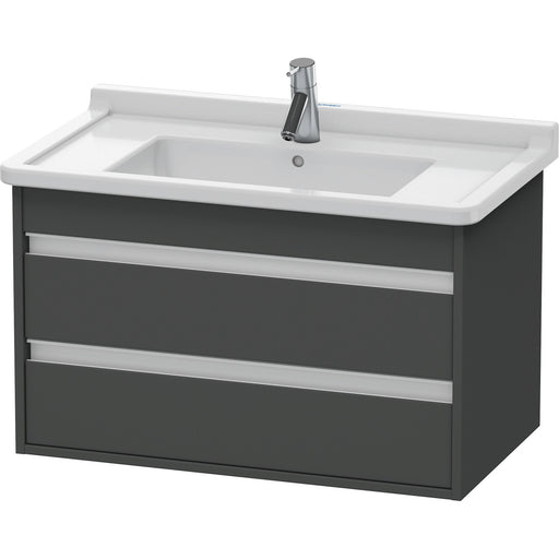 Duravit KT664404949 Ketho Wall-Mount Vanity Unit Graphite