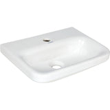 Duravit 0708450000 DuraStyle 17-3/4" Rectangular Ceramic Wall Mounted Bathroom Sink with 1 Faucet Hole