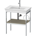 Duravit WT4543RH2H2 White Tulip Floorstanding Metal Console Stone Gray High Gloss