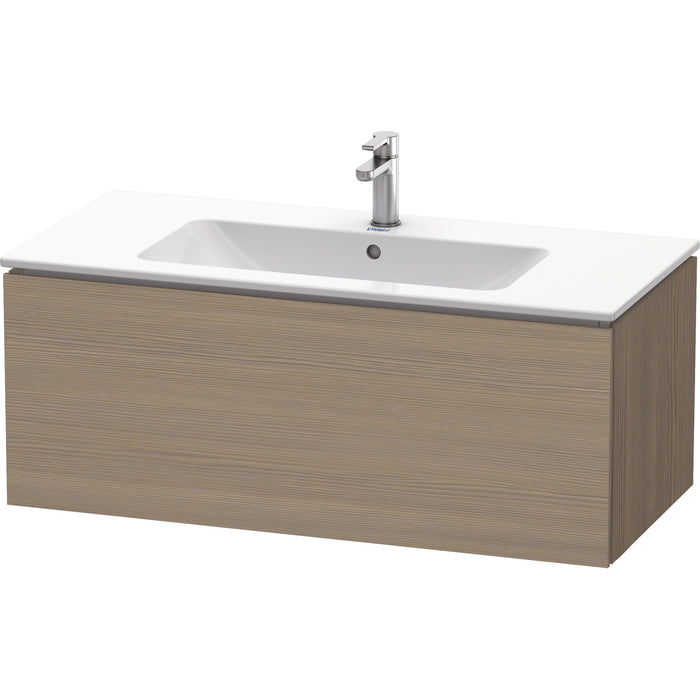 Duravit LC614203535 L-Cube One Drawer Wall-Mount Vanity Unit Oak Terra