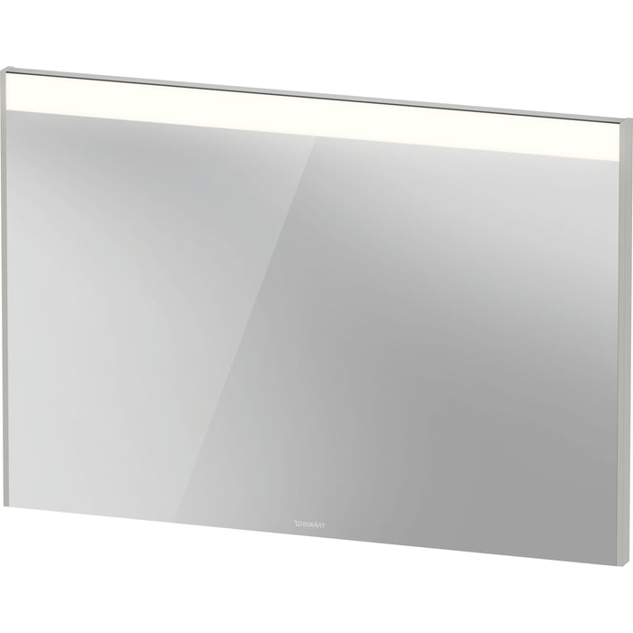 Duravit BR7003007076000 Brioso Mirror with Lighting Concrete Gray
