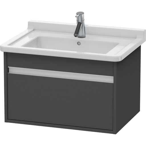 Duravit KT666404949 Ketho Wall-Mount Vanity Unit Graphite