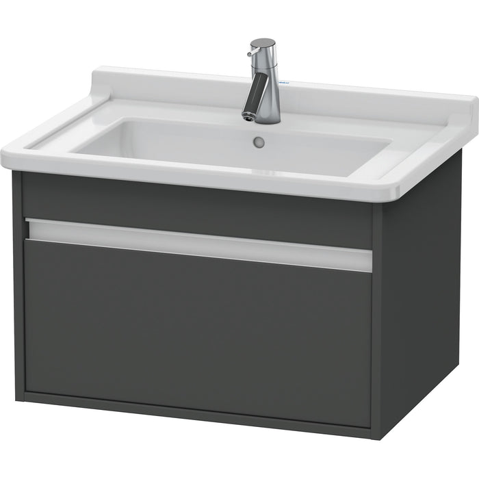 Duravit KT666404949 Ketho Wall-Mount Vanity Unit Graphite