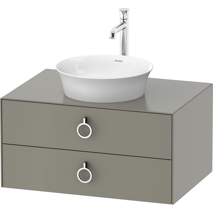 Duravit WT499009292 White Tulip Wall Mount Vanity Cabinet