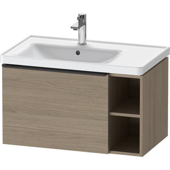Duravit DE42580BD350000 D-Neo Wall-Mount Vanity Unit Oak Terra