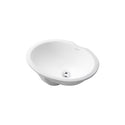 Duravit 0481570000 Design Classics Oval Undermount Bathroom Sink with Overflow