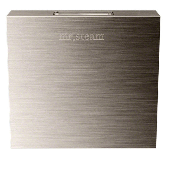 Aroma Designer 3" Wide Steamhead with AromaTherapy in Square Brushed Nickel