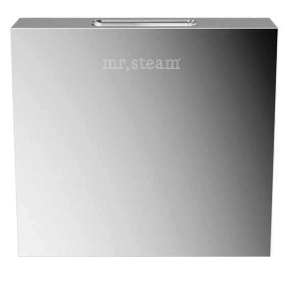 Aroma Designer 3" Wide Steamhead with AromaTherapy in Square Polished Chrome