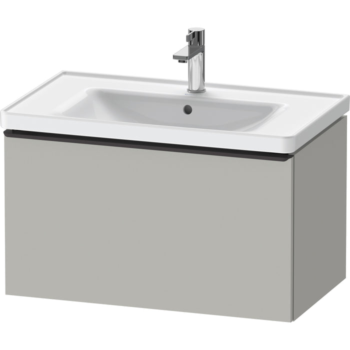 Duravit DE42550BD070000 D-Neo Wall-Mount Vanity Unit Concrete Gray