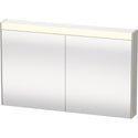 Duravit BR7103007076000 Brioso Mirror Cabinet with Lighting Concrete Gray
